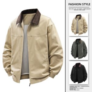 “Premium custom jackets men with embroidery and printing options”