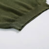 Close-up of soft 100% cotton knit on the Custom Men's Crewneck Sweater