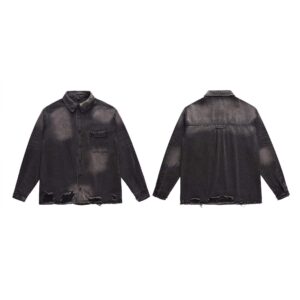Stylish Custom Denim Jacket layered with casual outfit