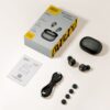 QCY ArcBuds HT07 Bluetooth 5.2 earbuds front view black